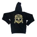 BLACK & CREAM MOLA HOODIE